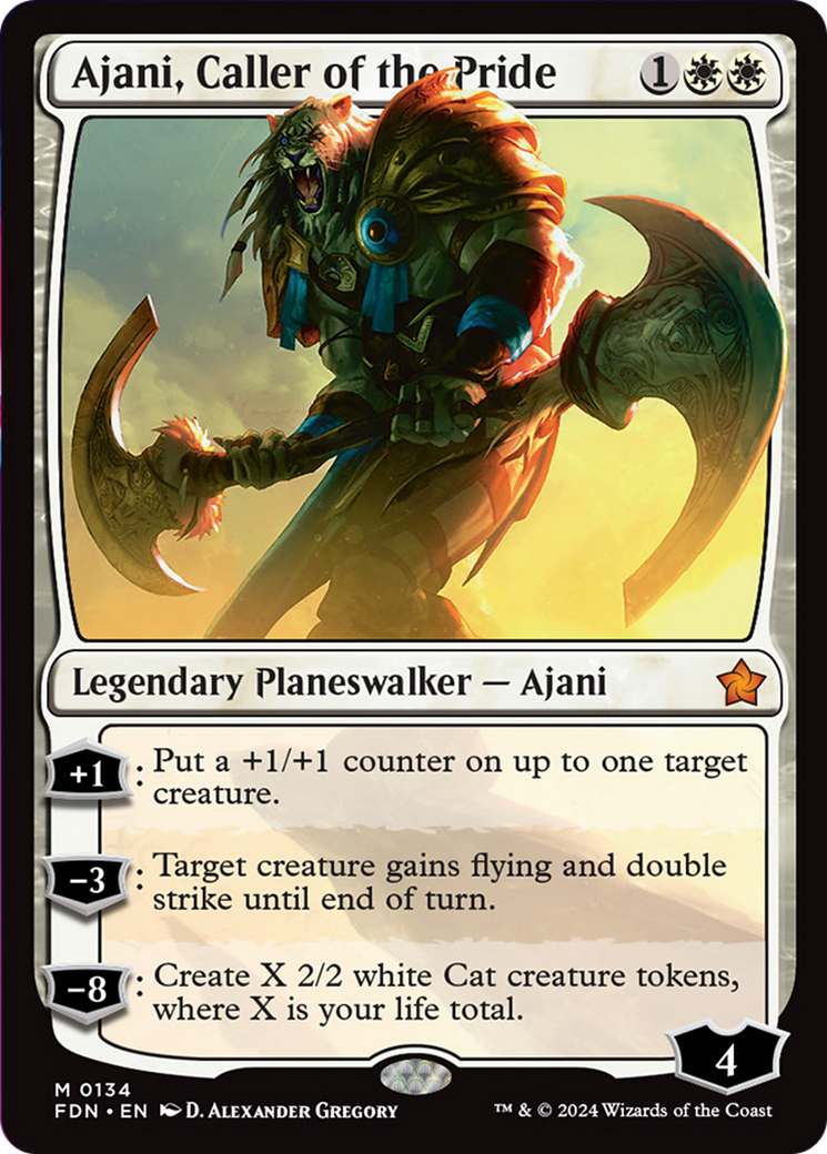 Ajani, Caller of the Pride [Foundations] | Eastridge Sports Cards & Games