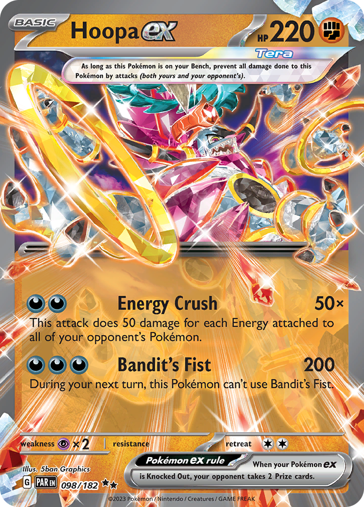 Hoopa ex (098/182) [Scarlet & Violet: Paradox Rift] | Eastridge Sports Cards & Games