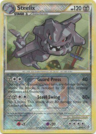 Steelix (24/95) (League Promo) [HeartGold & SoulSilver: Unleashed] | Eastridge Sports Cards & Games