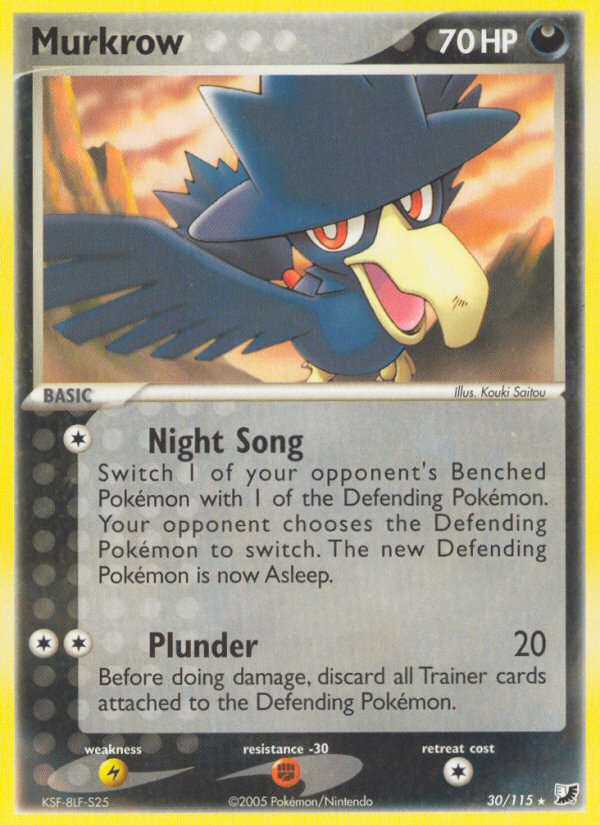 Murkrow (30/115) [EX: Unseen Forces] | Eastridge Sports Cards & Games