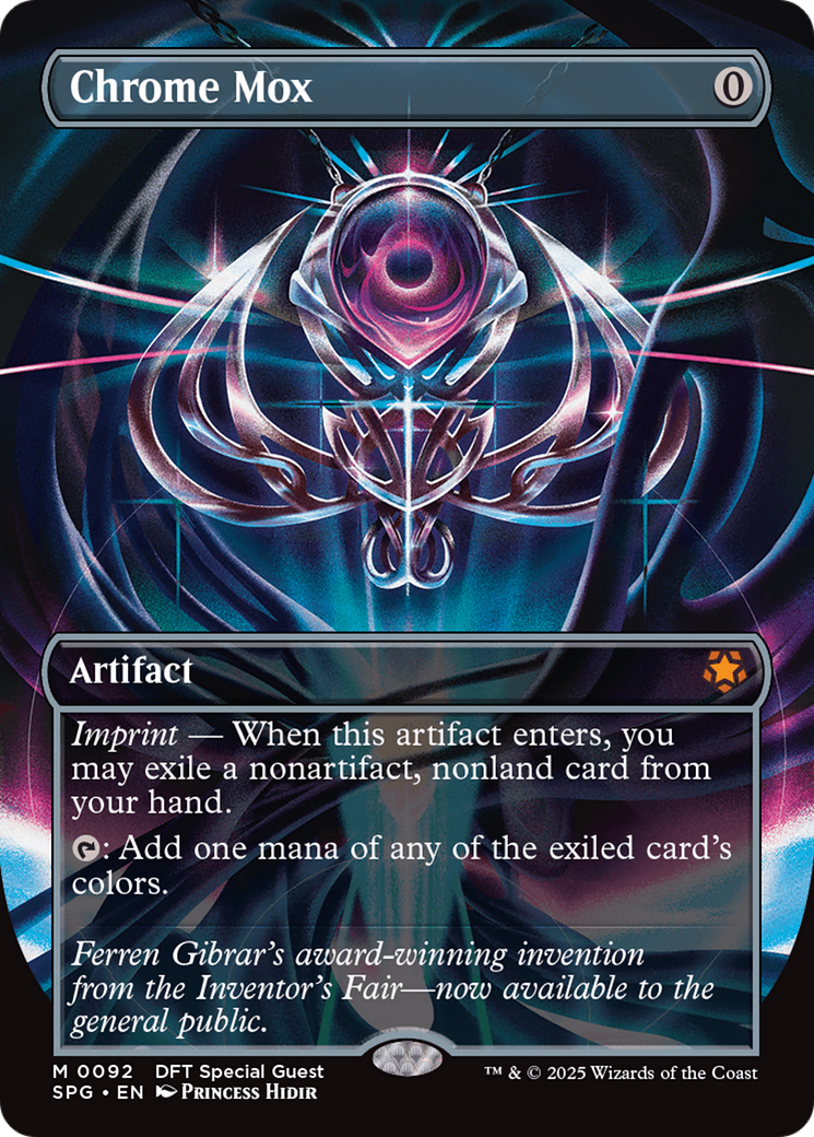 Chrome Mox (Borderless) [Aetherdrift Special Guests] | Eastridge Sports Cards & Games
