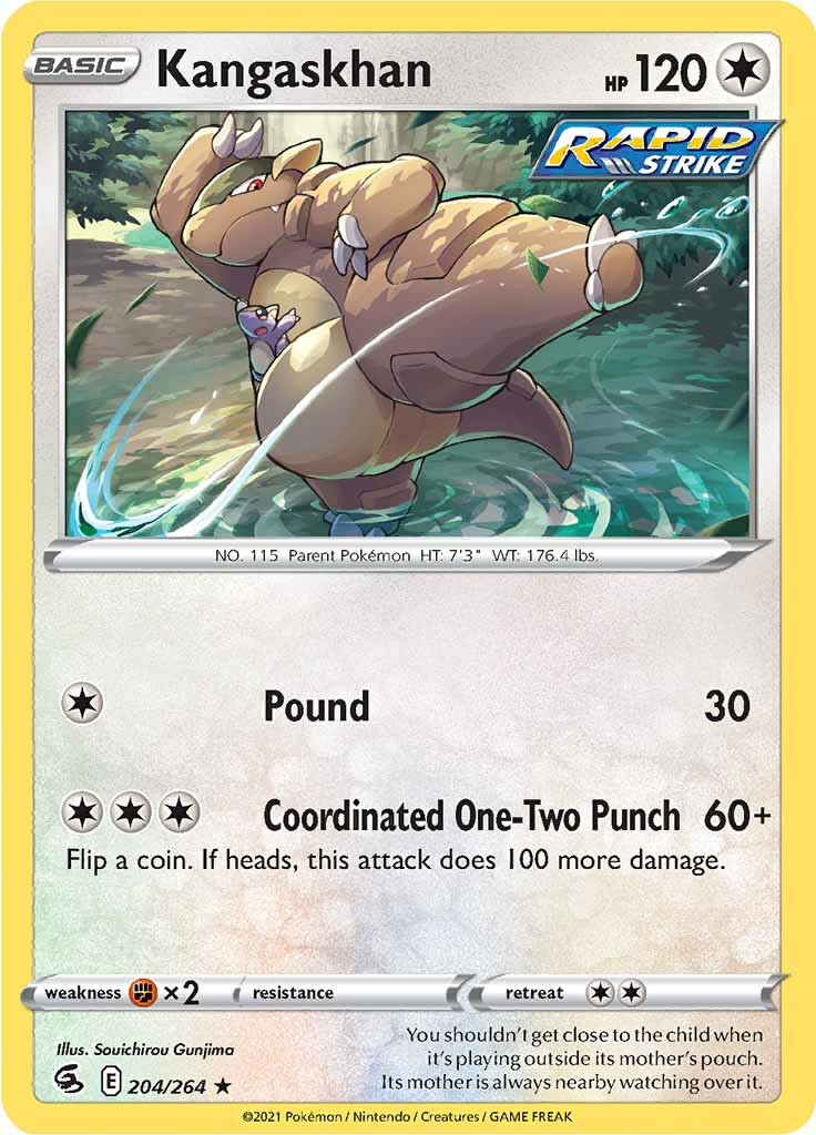 Kangaskhan (204/264) [Sword & Shield: Fusion Strike] | Eastridge Sports Cards & Games