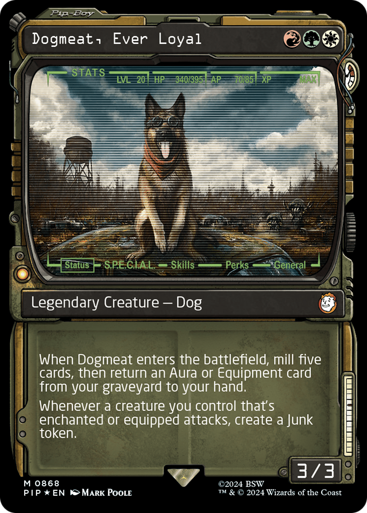 Dogmeat, Ever Loyal (Showcase) (Surge Foil) [Fallout] | Eastridge Sports Cards & Games