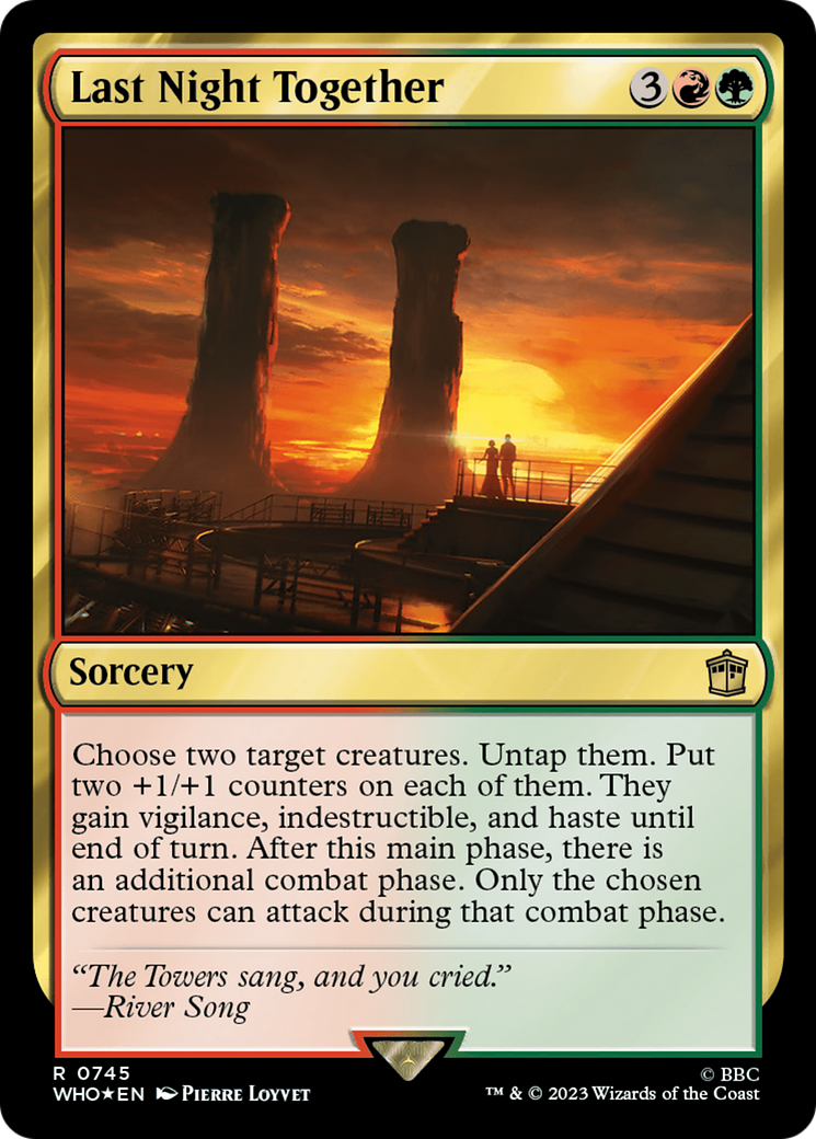 Last Night Together (Surge Foil) [Doctor Who] | Eastridge Sports Cards & Games