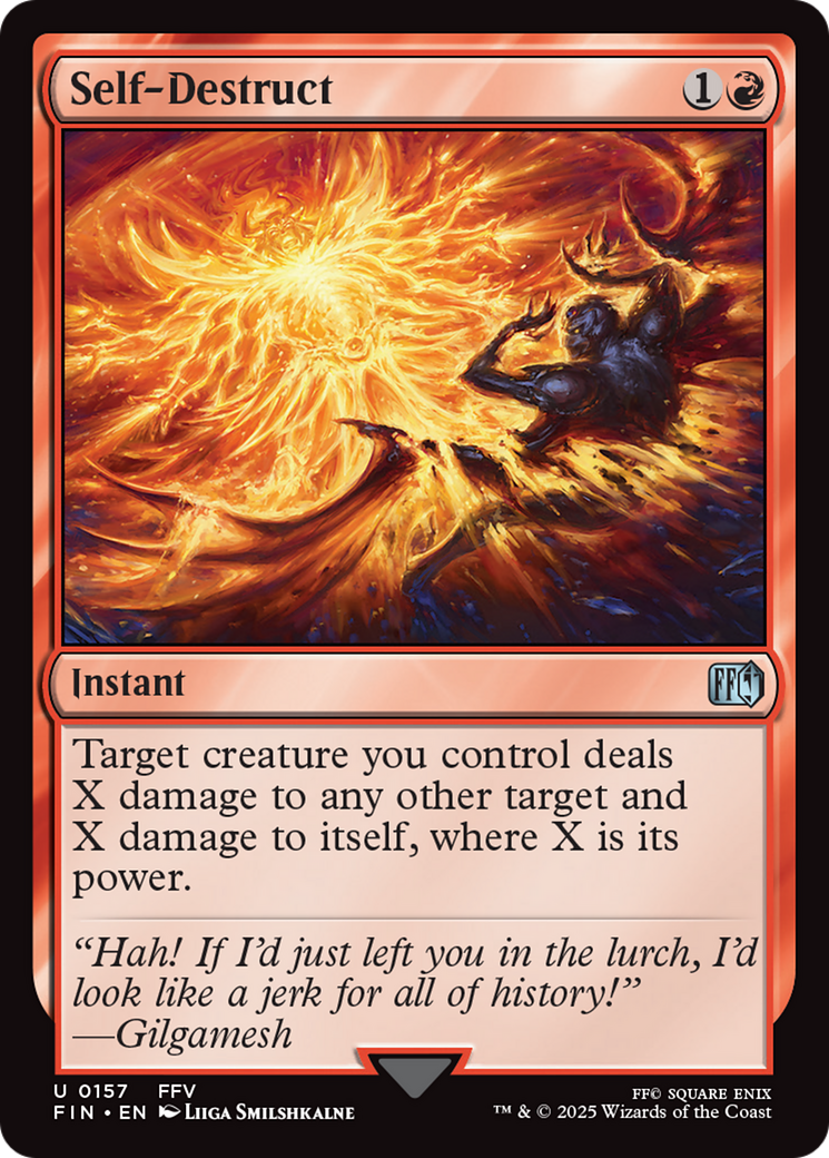 Self-Destruct [FINAL FANTASY] | Eastridge Sports Cards & Games