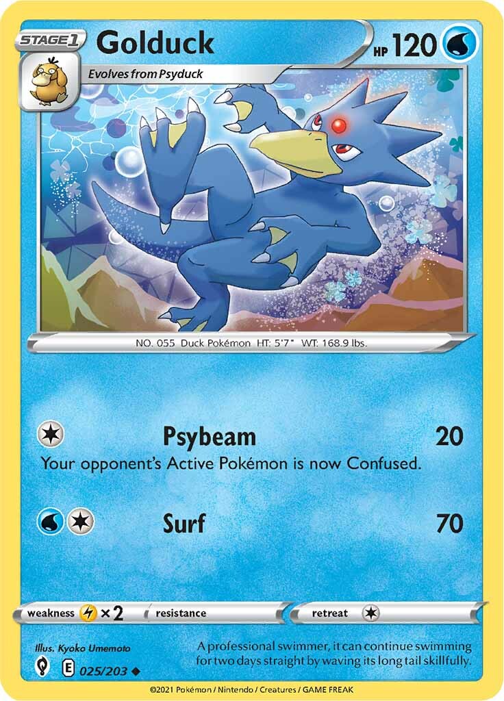 Golduck (025/203) [Sword & Shield: Evolving Skies] | Eastridge Sports Cards & Games