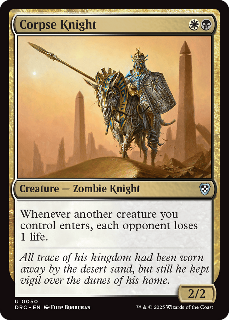 Corpse Knight [Aetherdrift Commander] | Eastridge Sports Cards & Games