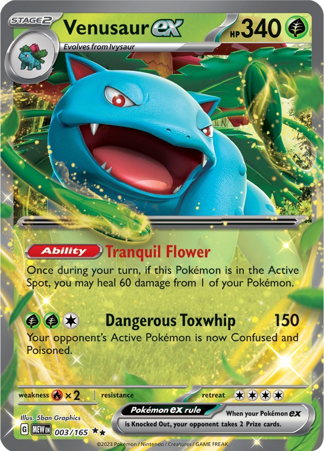 Venusaur ex (003/165) [Scarlet & Violet: 151] | Eastridge Sports Cards & Games