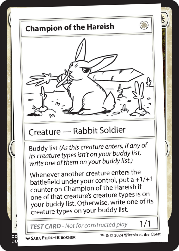 Champion of the Hareish [Mystery Booster 2 Playtest Cards] | Eastridge Sports Cards & Games