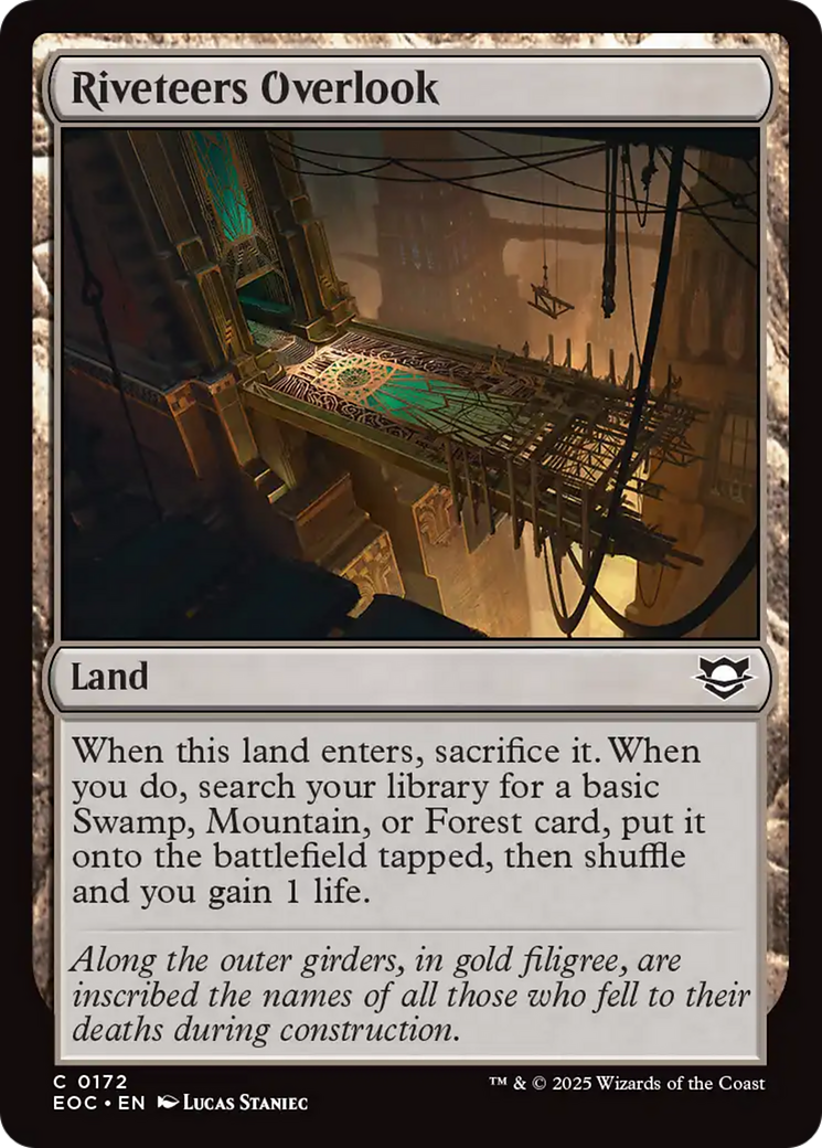Riveteers Overlook [Edge of Eternities Commander] | Eastridge Sports Cards & Games