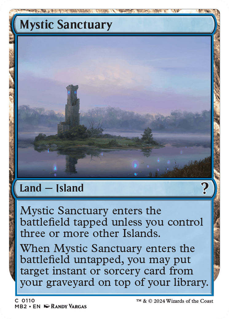 Mystic Sanctuary (White Border) [Mystery Booster 2] | Eastridge Sports Cards & Games