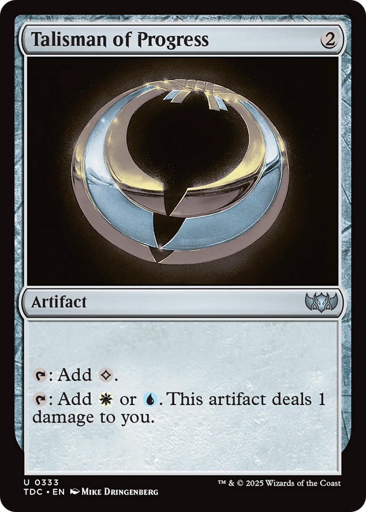Talisman of Progress [Tarkir: Dragonstorm Commander] | Eastridge Sports Cards & Games