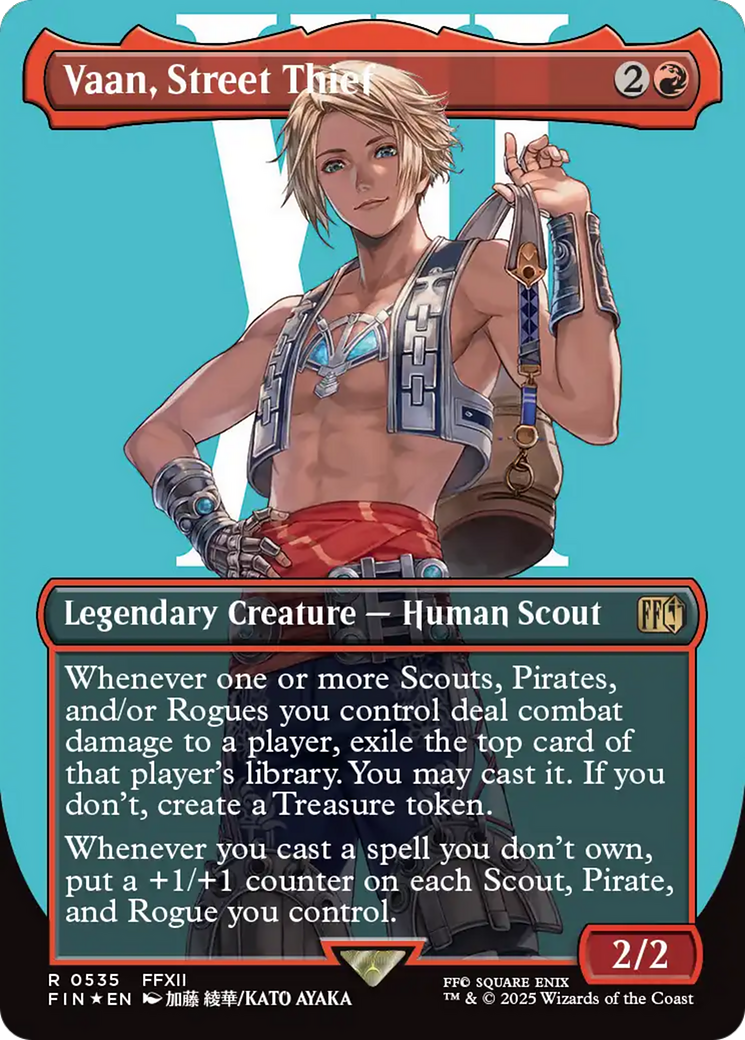 Vaan, Street Thief (Borderless) (Surge Foil) [FINAL FANTASY] | Eastridge Sports Cards & Games