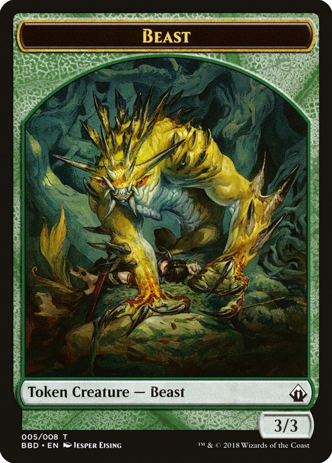 Beast Token [Battlebond Tokens] | Eastridge Sports Cards & Games