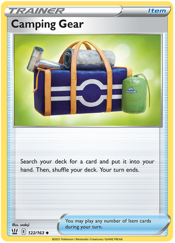 Camping Gear (122/163) [Sword & Shield: Battle Styles] | Eastridge Sports Cards & Games