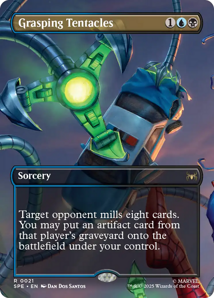 Grasping Tentacles (Borderless) [Marvel's Spider-Man: Eternal-Legal] | Eastridge Sports Cards & Games