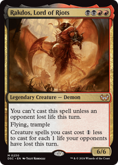 Rakdos, Lord of Riots [Duskmourn: House of Horror Commander] | Eastridge Sports Cards & Games