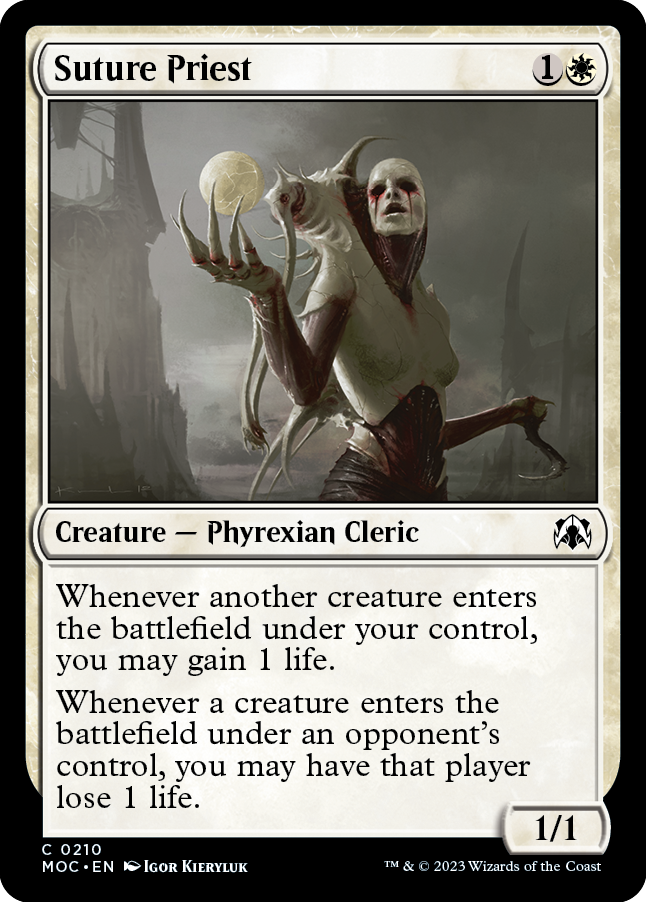 Suture Priest [March of the Machine Commander] | Eastridge Sports Cards & Games