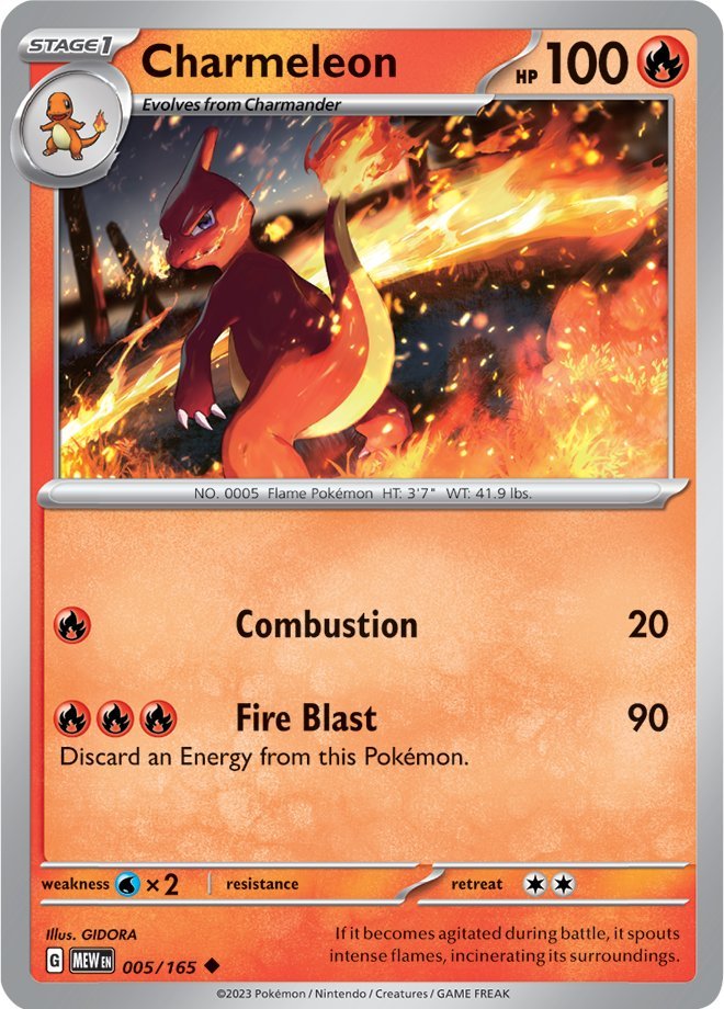 Charmeleon (005/165) [Scarlet & Violet 151] | Eastridge Sports Cards & Games