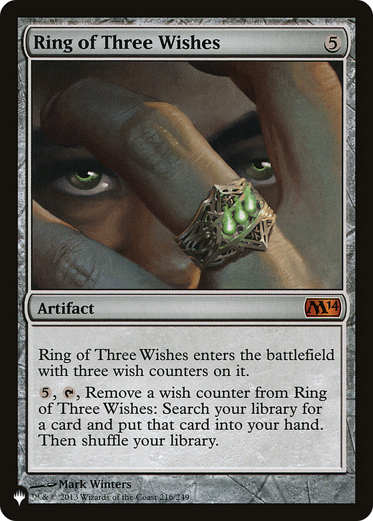 Ring of Three Wishes [The List] | Eastridge Sports Cards & Games