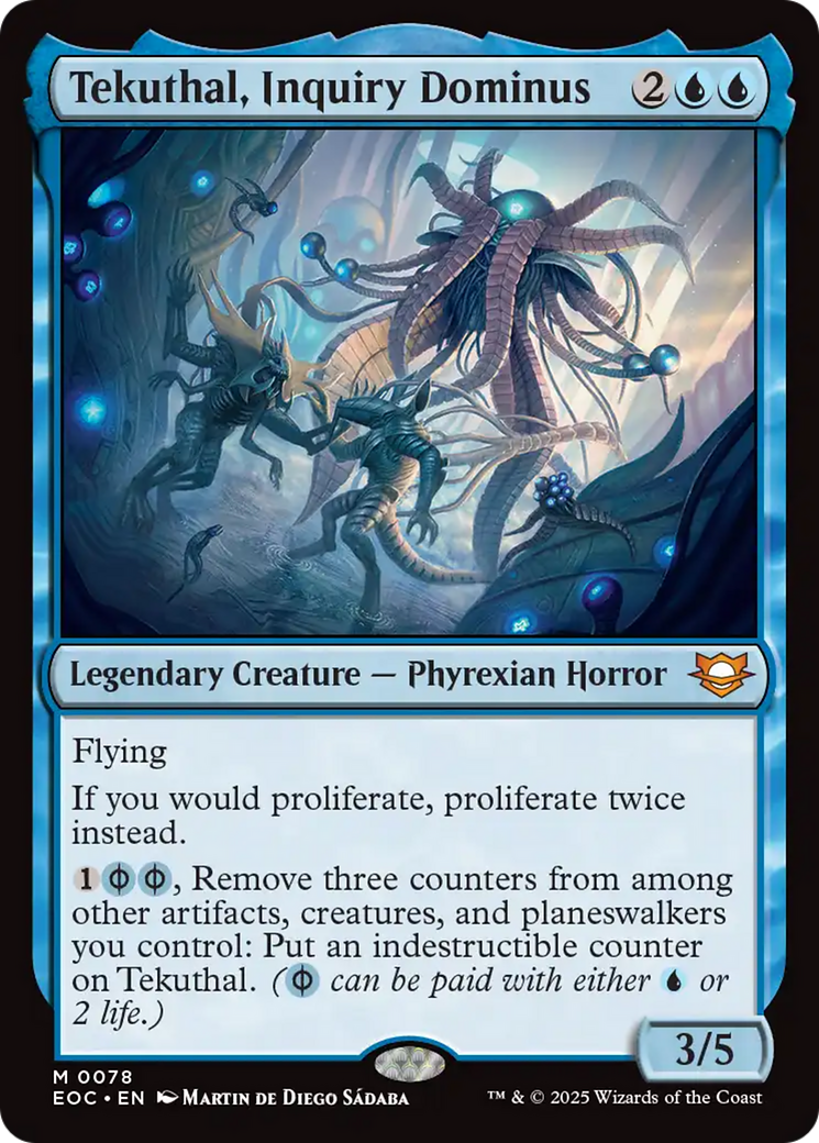 Tekuthal, Inquiry Dominus [Edge of Eternities Commander] | Eastridge Sports Cards & Games