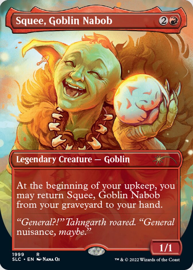 Squee, Goblin Nabob (Borderless) [Secret Lair Countdown Kit] | Eastridge Sports Cards & Games