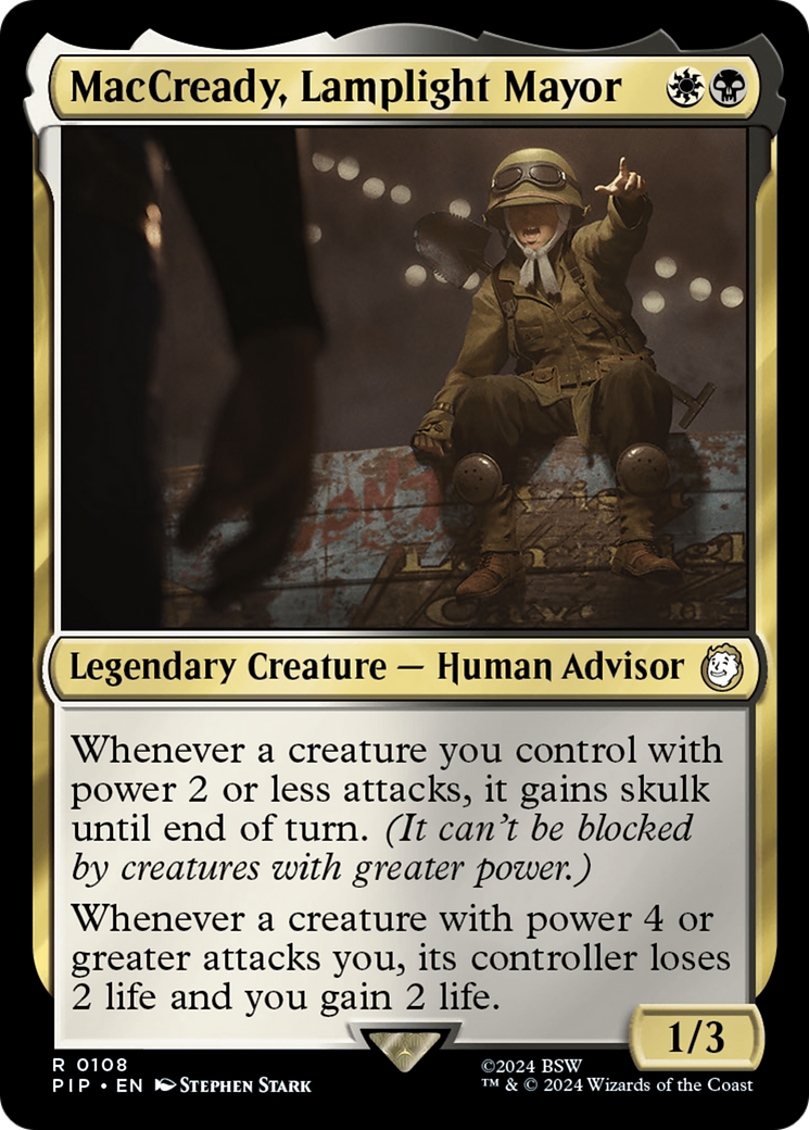 MacCready, Lamplight Mayor [Fallout] | Eastridge Sports Cards & Games