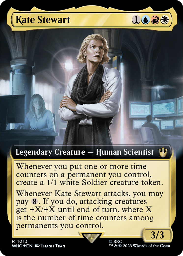 Kate Stewart (Extended Art) (Surge Foil) [Doctor Who] | Eastridge Sports Cards & Games