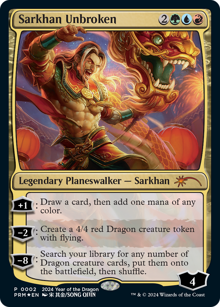 Sarkhan Unbroken (Year of the Dragon 2024) [Standard Showdown Promos] | Eastridge Sports Cards & Games