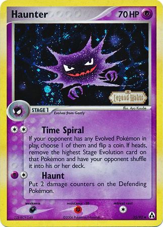 Haunter (35/92) (Stamped) [EX: Legend Maker] | Eastridge Sports Cards & Games