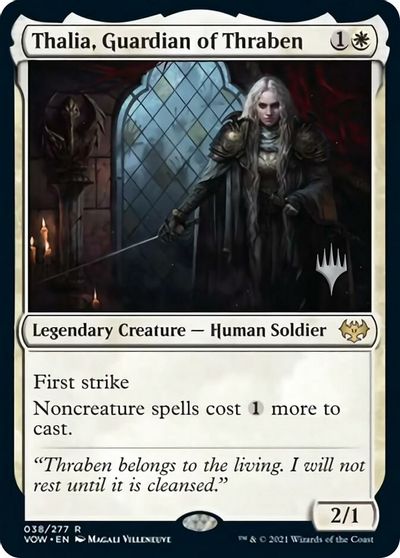 Thalia, Guardian of Thraben (Promo Pack) [Innistrad: Crimson Vow Promos] | Eastridge Sports Cards & Games