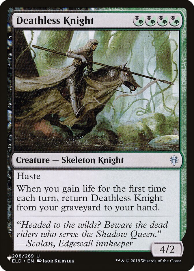 Deathless Knight [The List] | Eastridge Sports Cards & Games