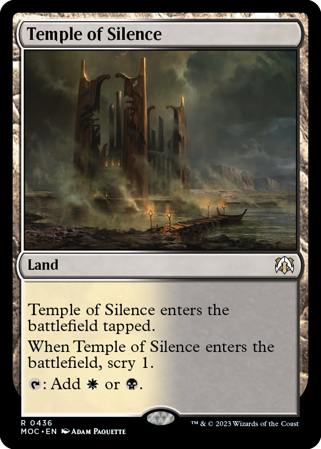 Temple of Silence [March of the Machine Commander] | Eastridge Sports Cards & Games