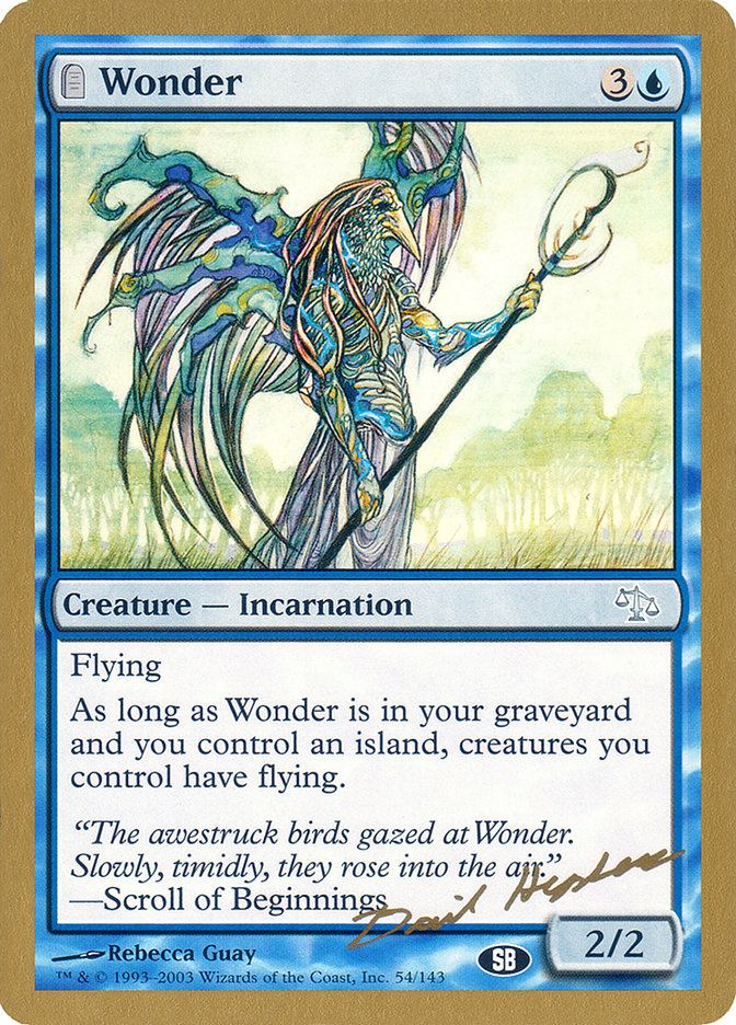 Wonder (Dave Humpherys) (SB) [World Championship Decks 2003] | Eastridge Sports Cards & Games