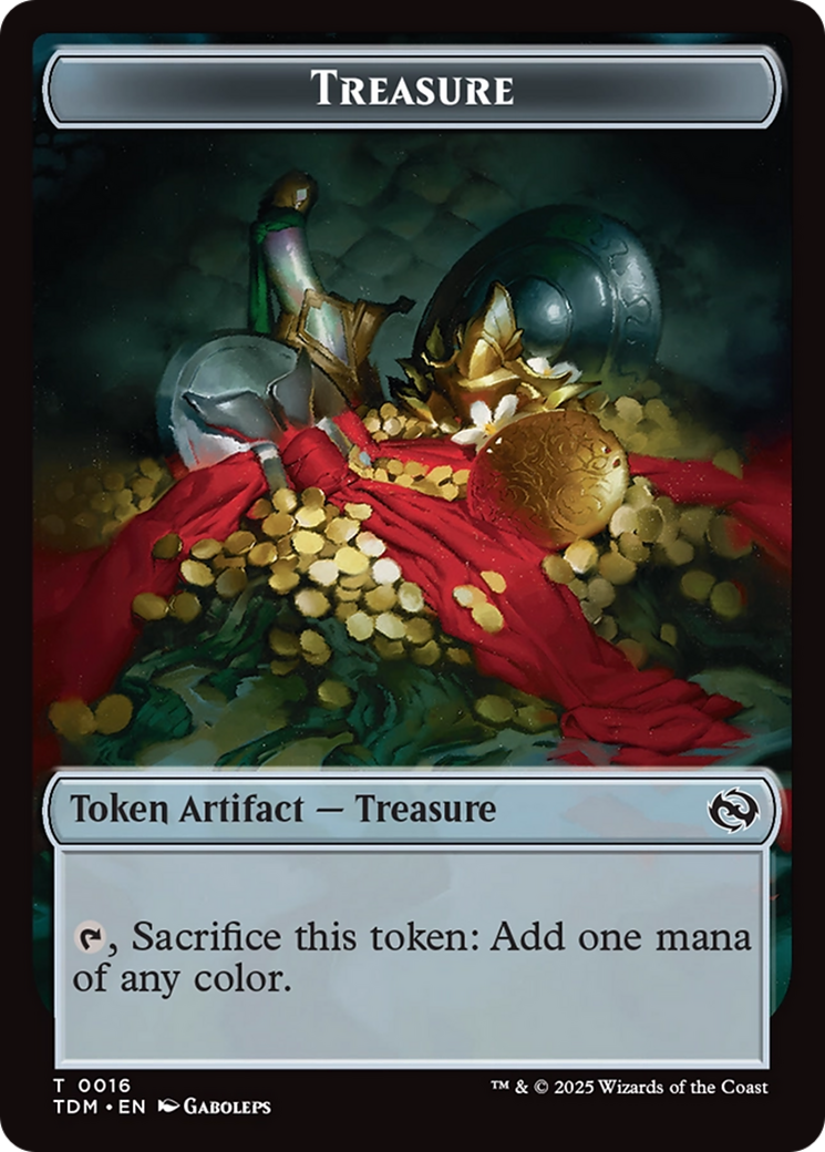 First Mate Ragavan // Treasure Double-Sided Token [Tarkir: Dragonstorm Commander Tokens] | Eastridge Sports Cards & Games