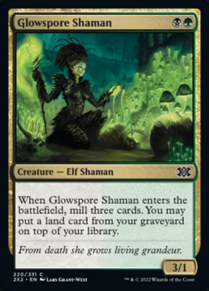 Glowspore Shaman [Double Masters 2022] | Eastridge Sports Cards & Games