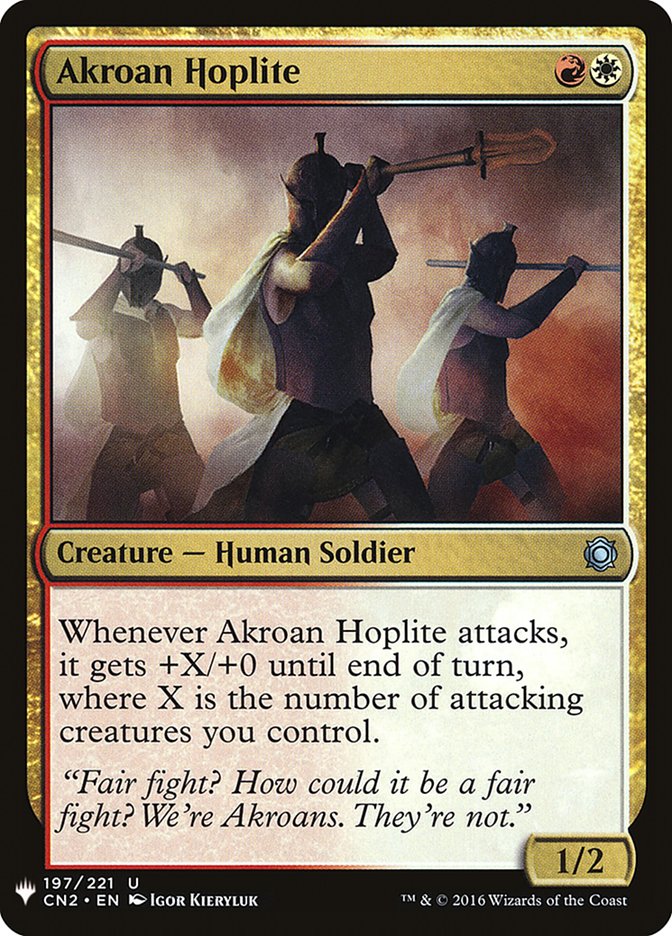 Akroan Hoplite [Mystery Booster] | Eastridge Sports Cards & Games