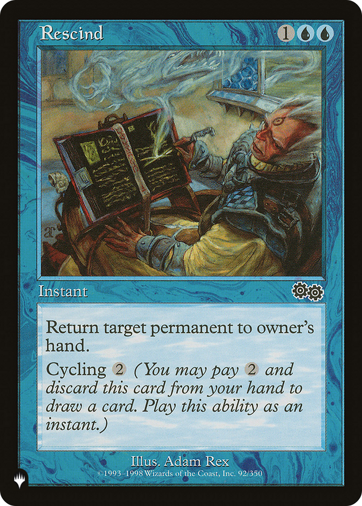 Rescind [The List] | Eastridge Sports Cards & Games