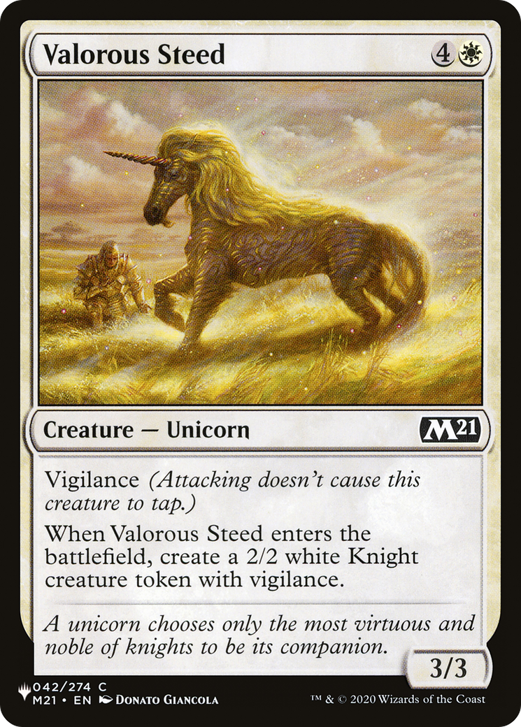 Valorous Steed [The List] | Eastridge Sports Cards & Games