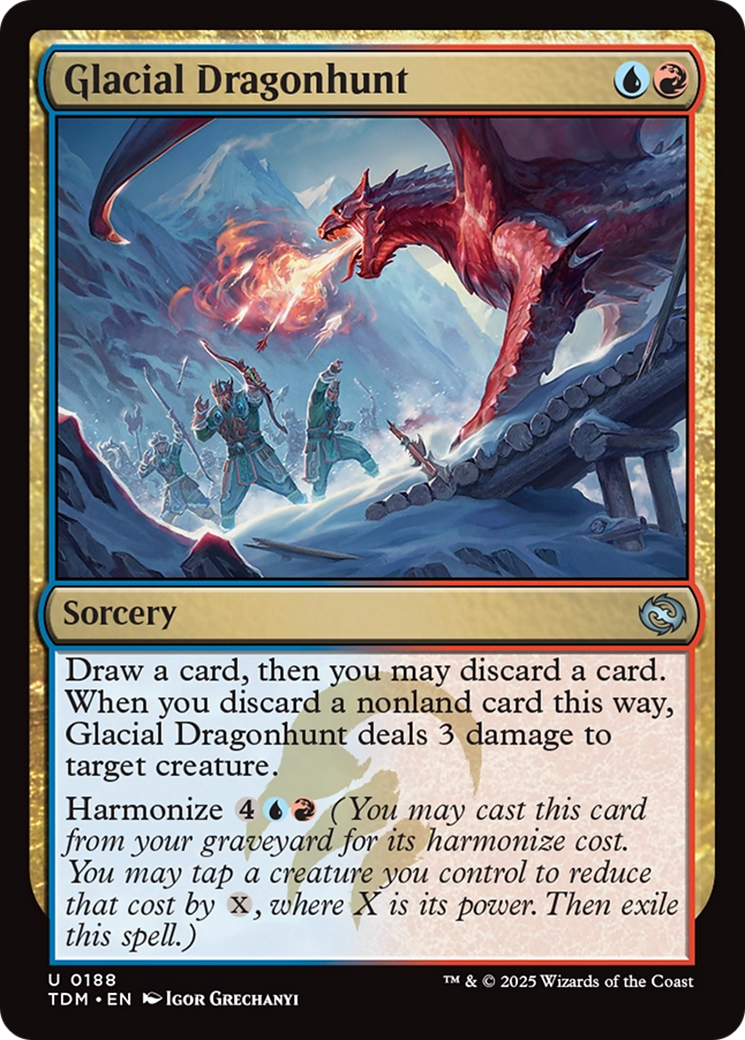 Glacial Dragonhunt [Tarkir: Dragonstorm] | Eastridge Sports Cards & Games