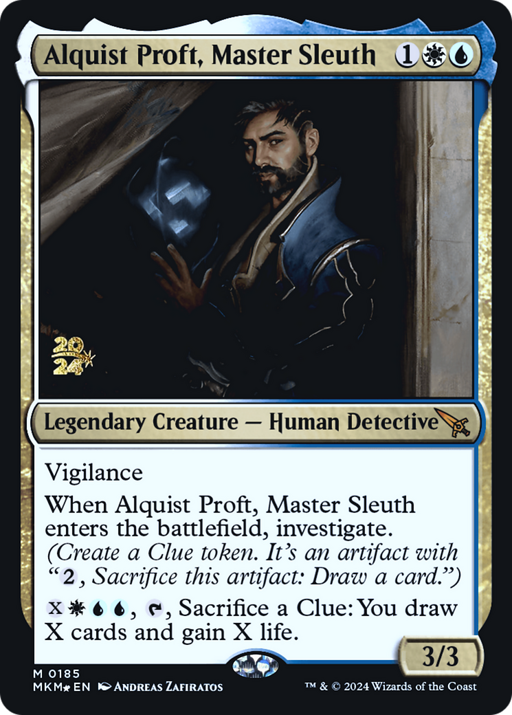 Alquist Proft, Master Sleuth [Murders at Karlov Manor Prerelease Promos] | Eastridge Sports Cards & Games