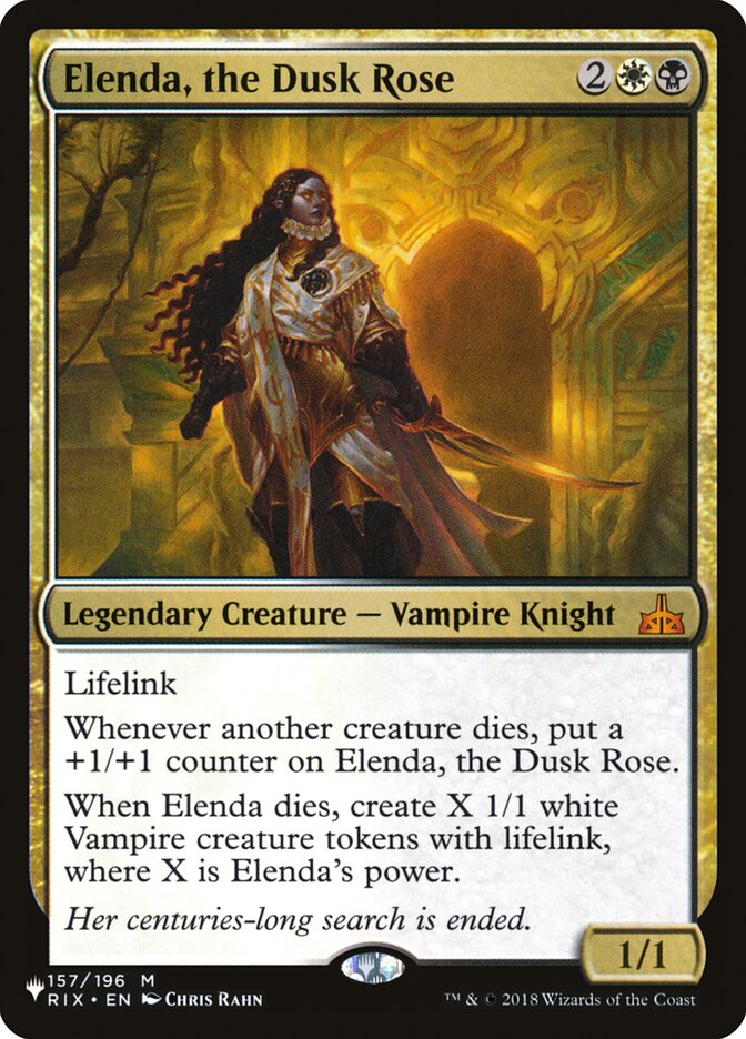 Elenda, the Dusk Rose [The List] | Eastridge Sports Cards & Games