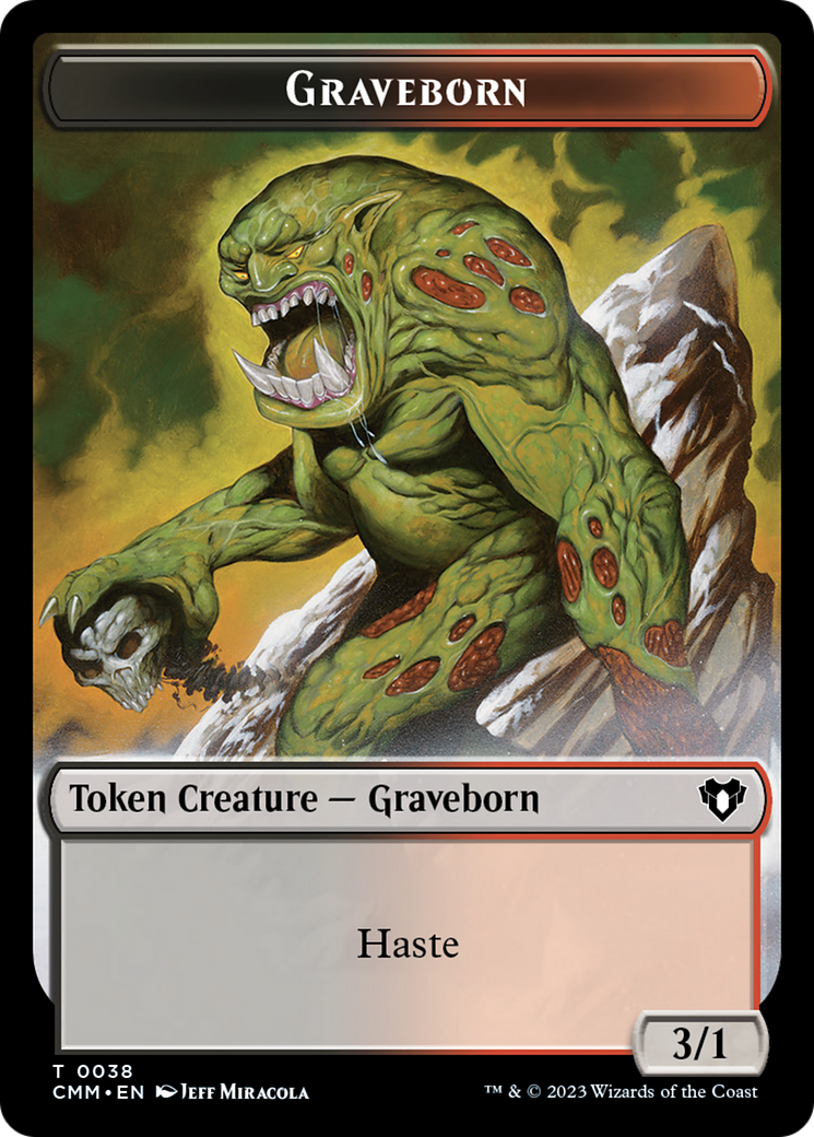 Thopter // Graveborn Double-Sided Token [Commander Masters Tokens] | Eastridge Sports Cards & Games