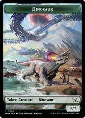 Treasure (21) // Dinosaur Double-Sided Token [March of the Machine Tokens] | Eastridge Sports Cards & Games