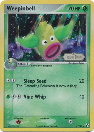 Weepinbell (47/92) (Stamped) [EX: Legend Maker] | Eastridge Sports Cards & Games