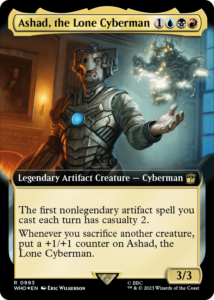Ashad, the Lone Cyberman (Extended Art) (Surge Foil) [Doctor Who] | Eastridge Sports Cards & Games