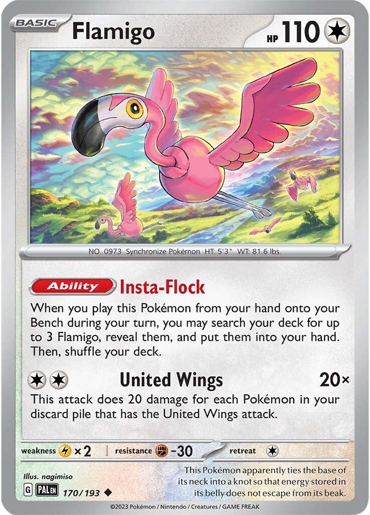 Flamigo (170/193) [Scarlet & Violet: Paldea Evolved] | Eastridge Sports Cards & Games