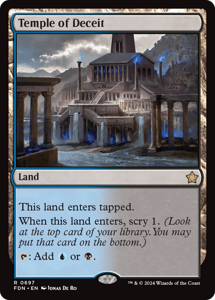 Temple of Deceit [Foundations] | Eastridge Sports Cards & Games