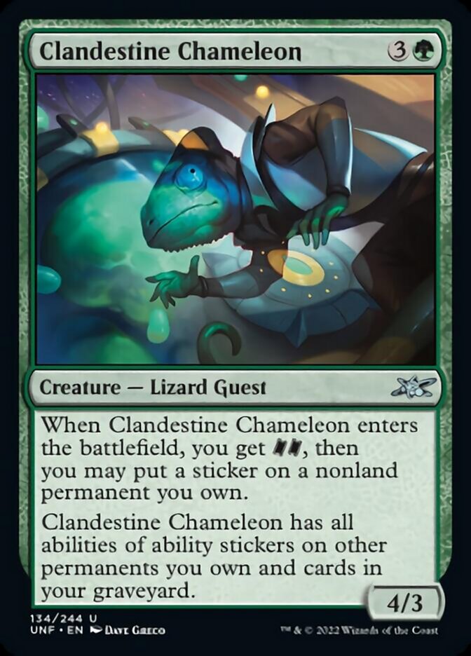 Clandestine Chameleon [Unfinity] | Eastridge Sports Cards & Games