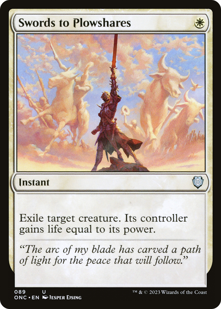 Swords to Plowshares [Phyrexia: All Will Be One Commander] | Eastridge Sports Cards & Games